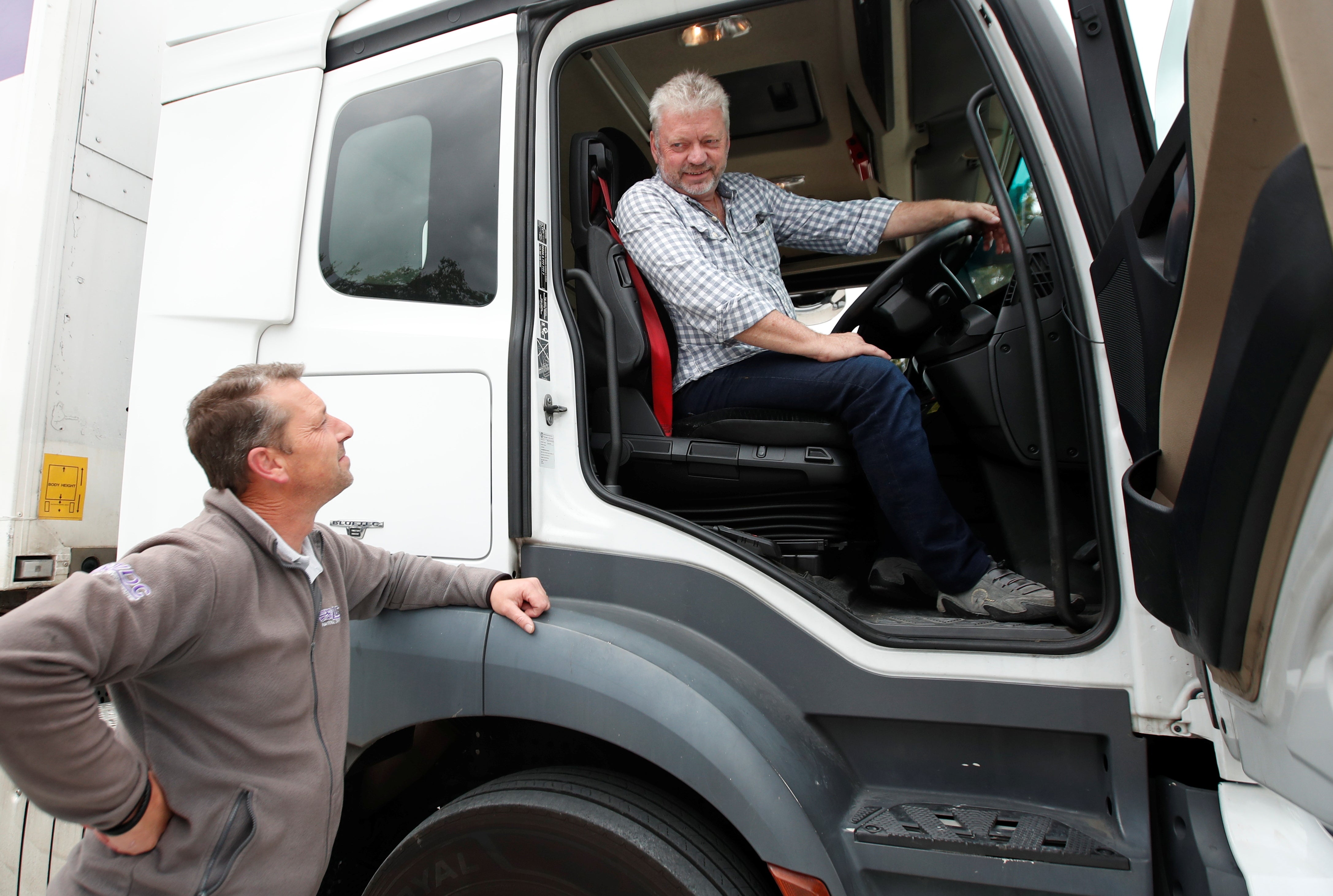 File photo: An articulated lorry driving lesson at the National Driving Centre, Croydon on 31 August