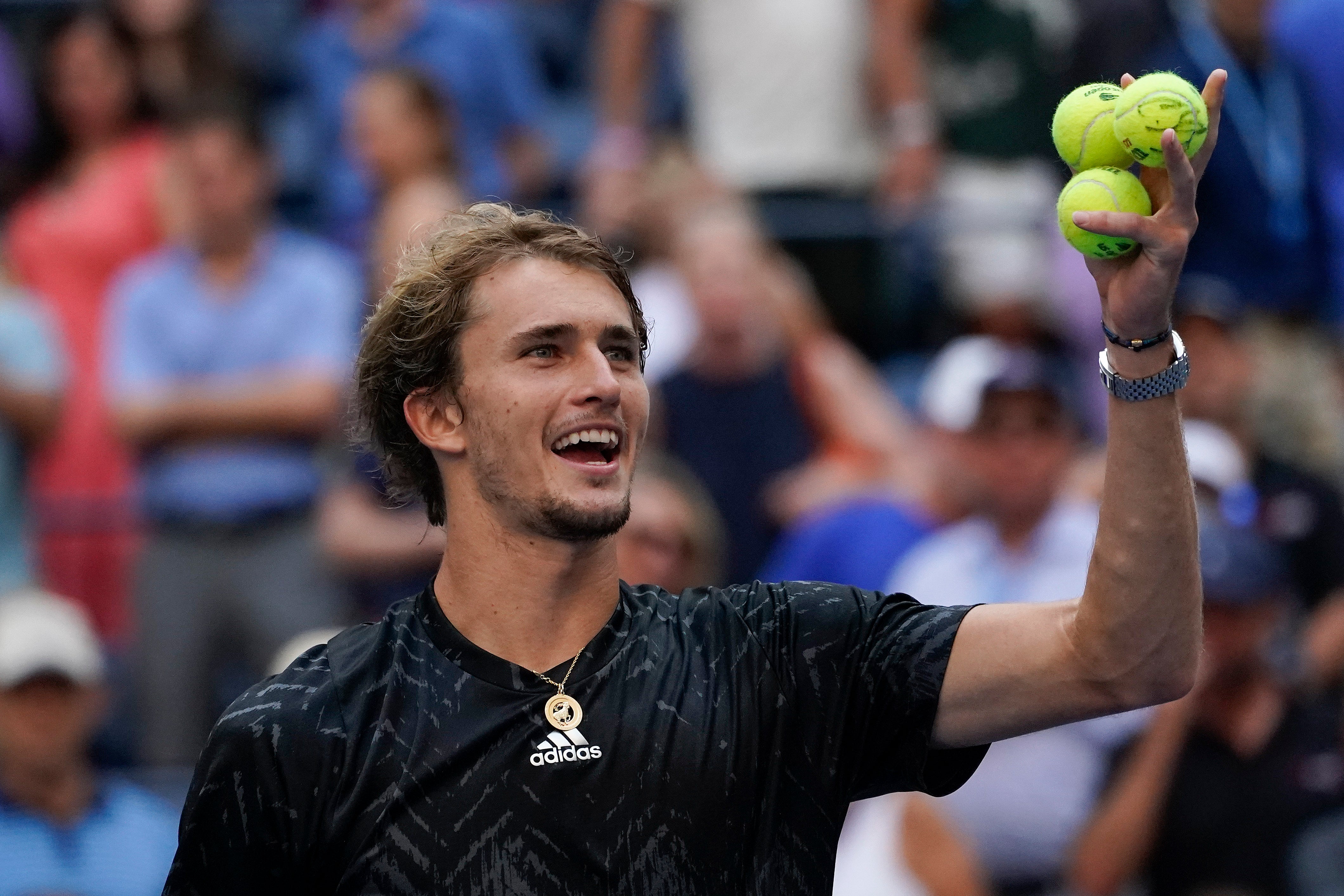 Alexander Zverev awaits in the semi-final (Elise Amendola/AP)