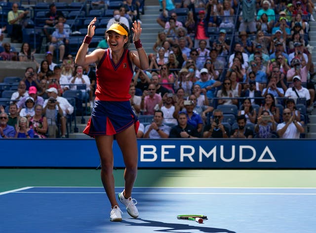 <p>Emma Raducanu is into the US Open semi-finals </p>