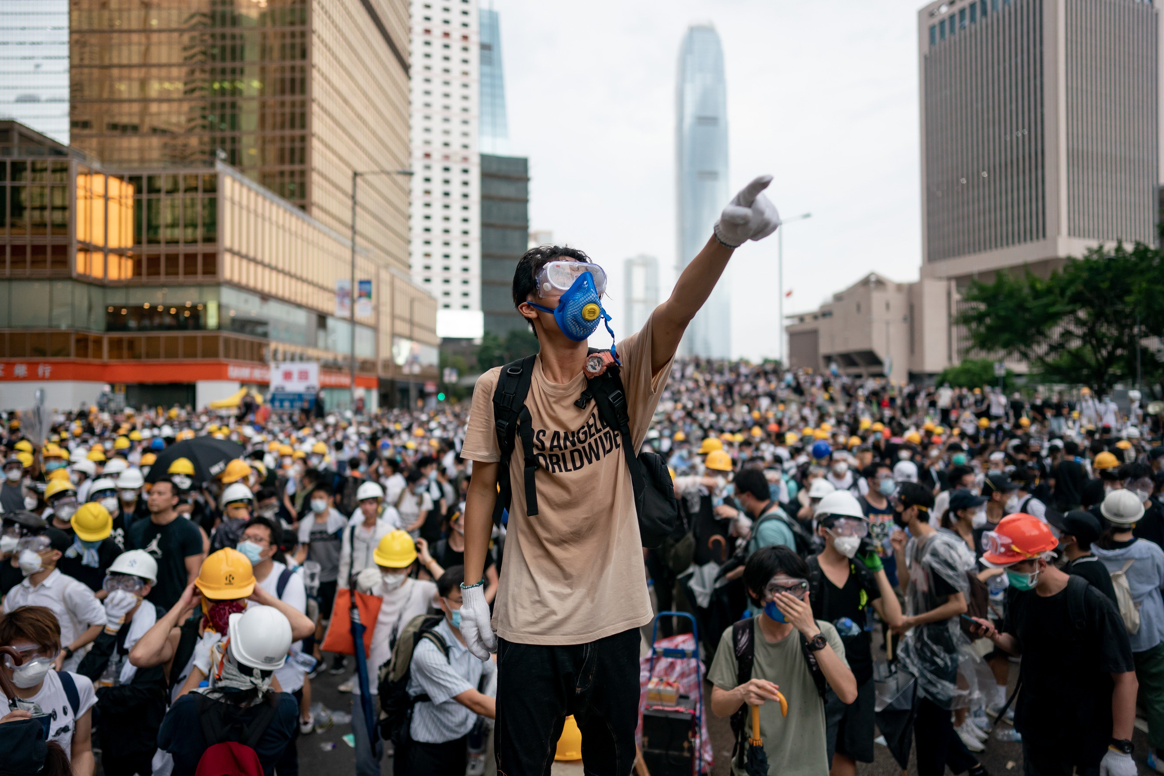 The citizen has been detained on charges linked to Hong Kong protests