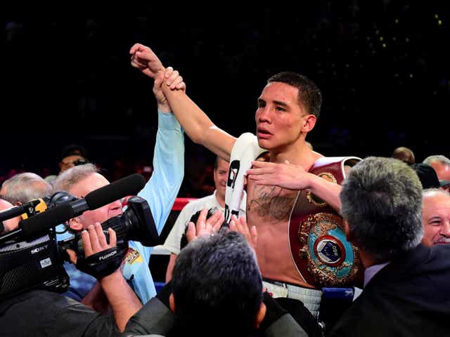 <p>Oscar Valdez will fight this weekend despite allegedly failing a drugs test </p>