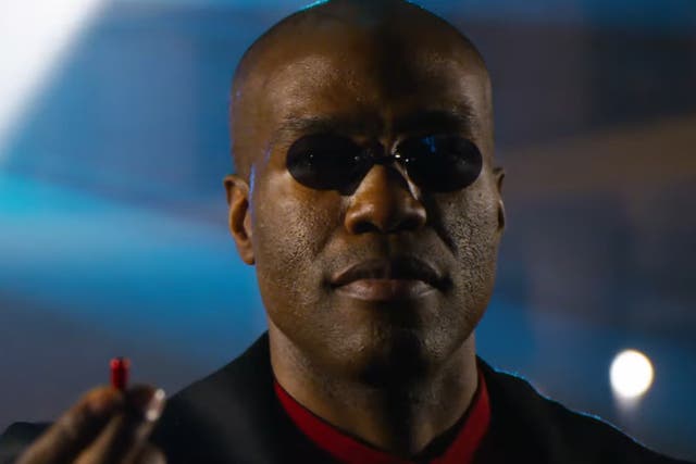 <p>Yahya Abdul-Mateen II in the first trailer for ‘The Matrix Resurrections'</p>