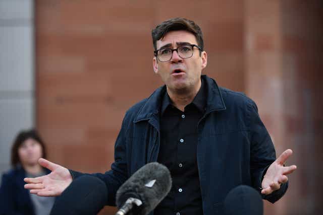 Greater Manchester mayor Andy Burnham has given his full support to campaign group Fair Game (Jacob King/PA)