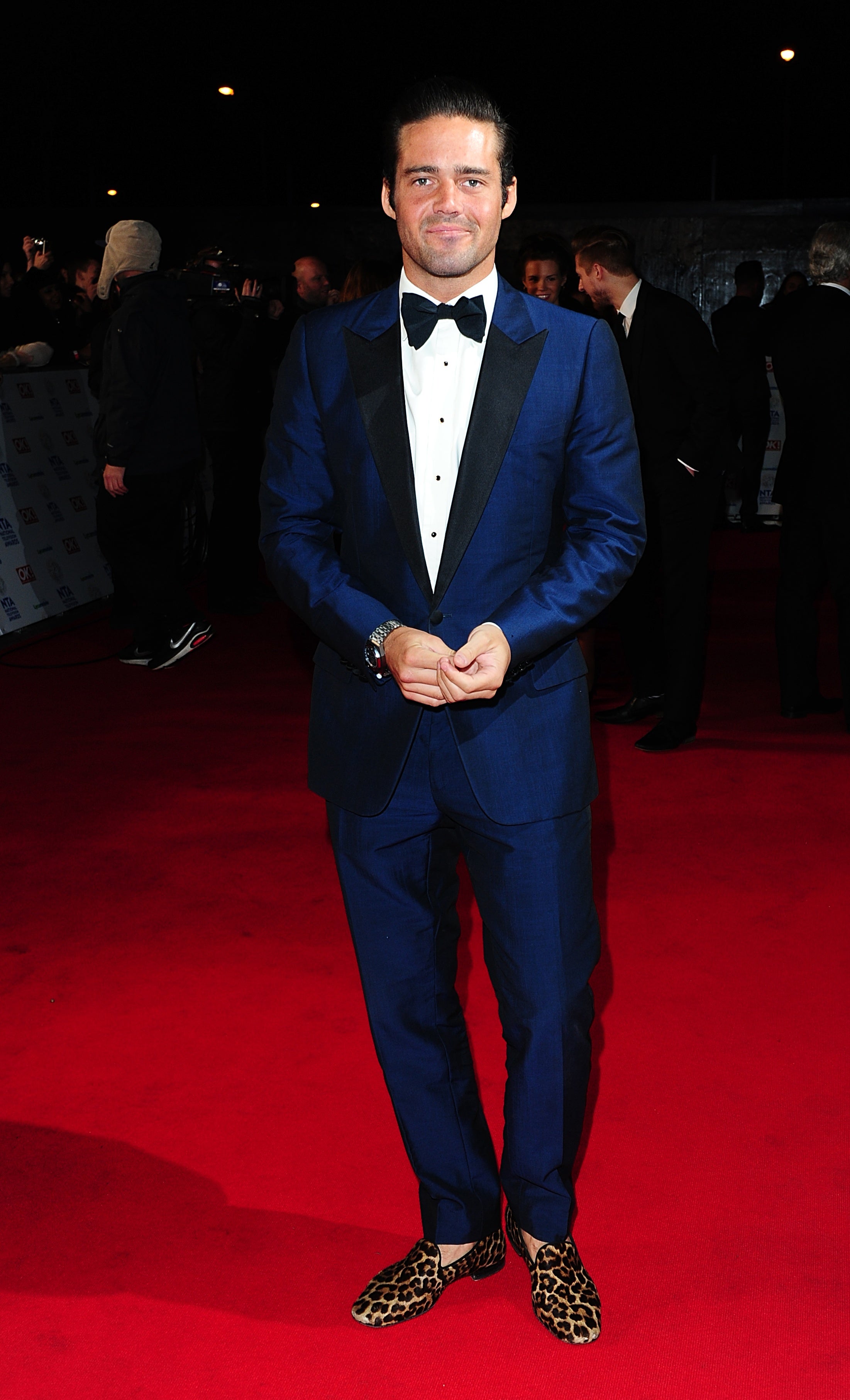 Spencer Matthews arriving for the 2014 National Television Awards (Ian West/PA)