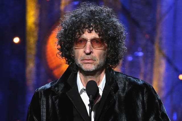 <p>Howard Stern on 14 April 2018 in Cleveland, Ohio</p>