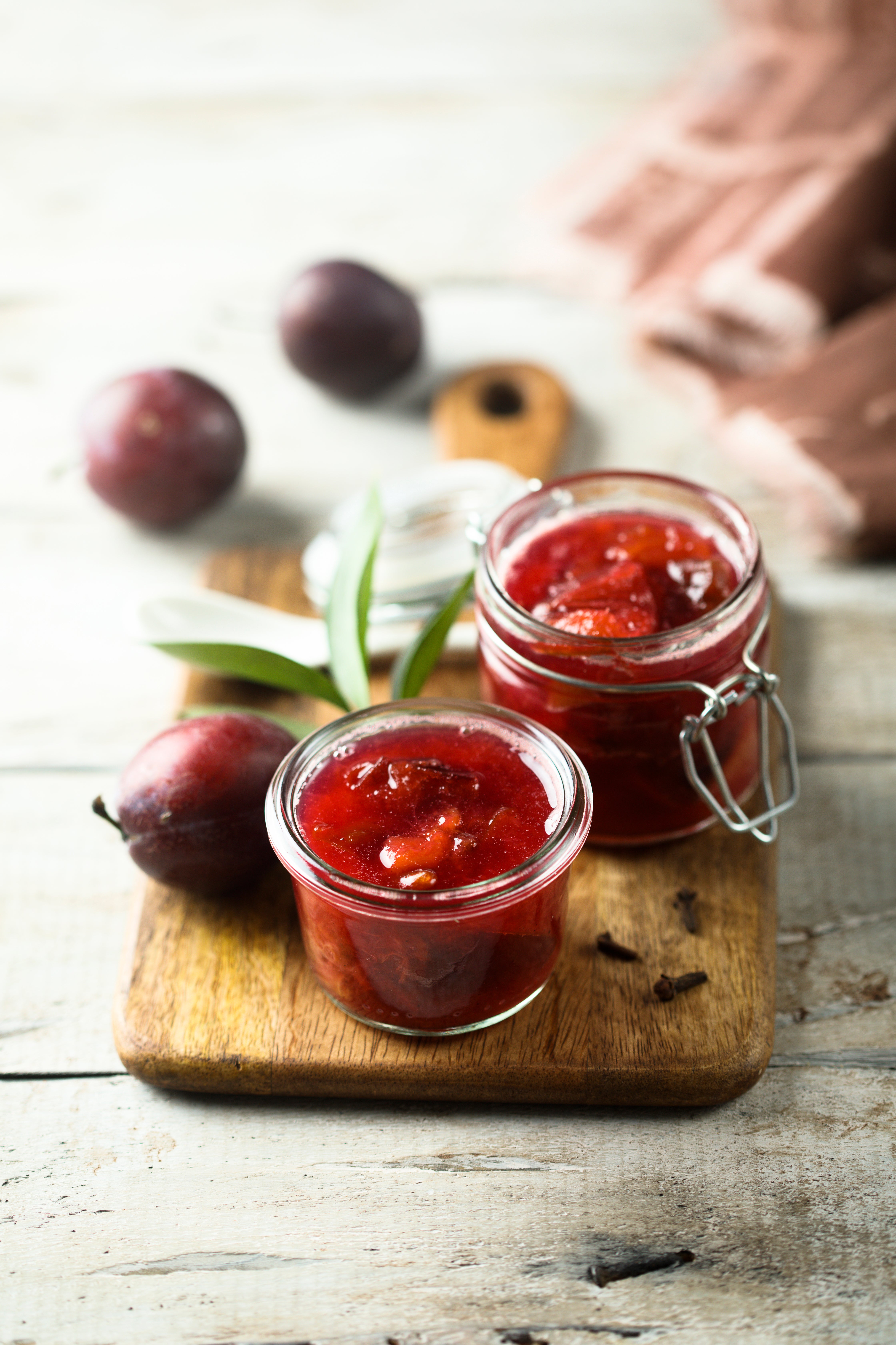 Bite into your plums before making this no-cook preserve to ensure you have the boldest flavours
