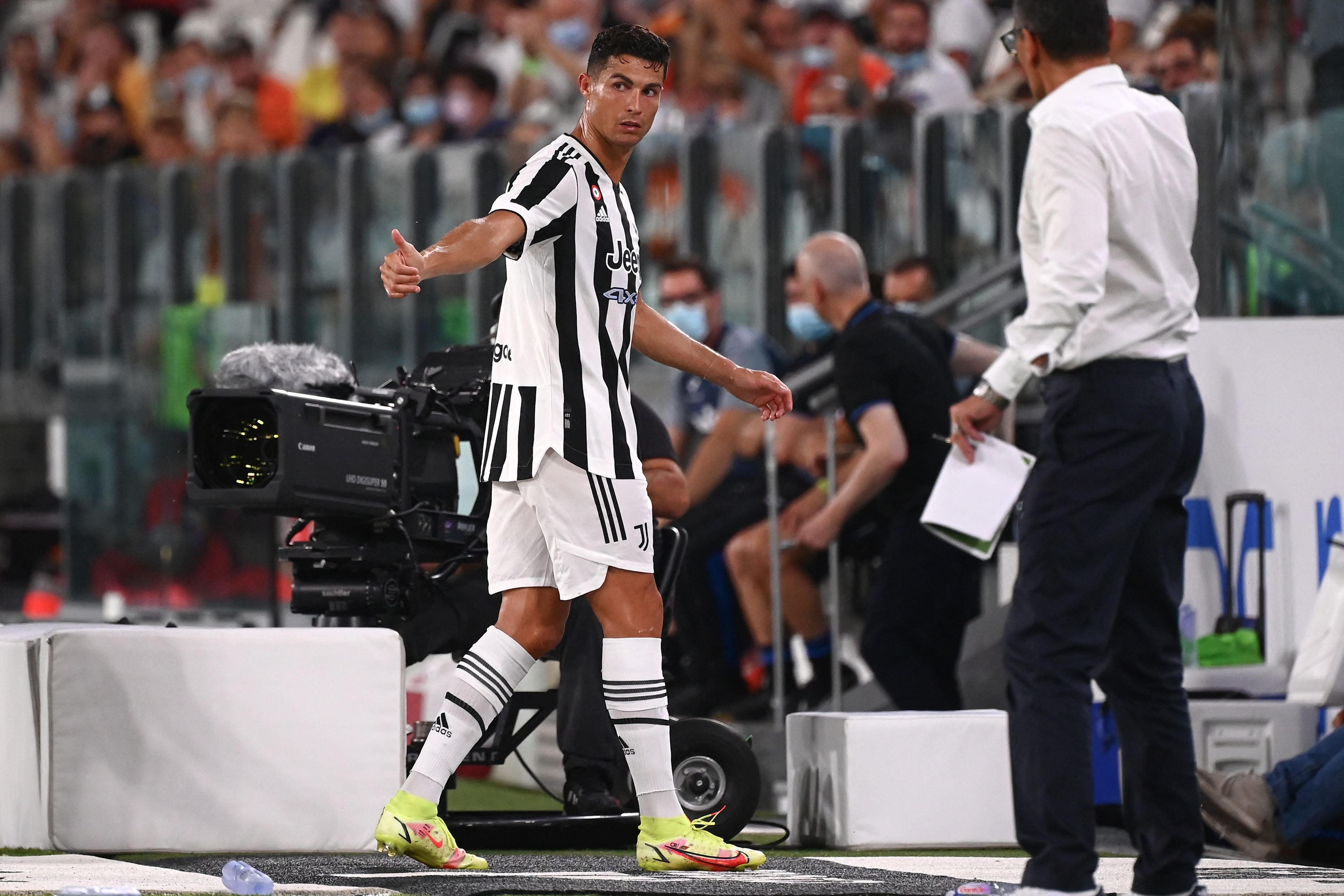 Ronaldo came in for some criticism at Juventus