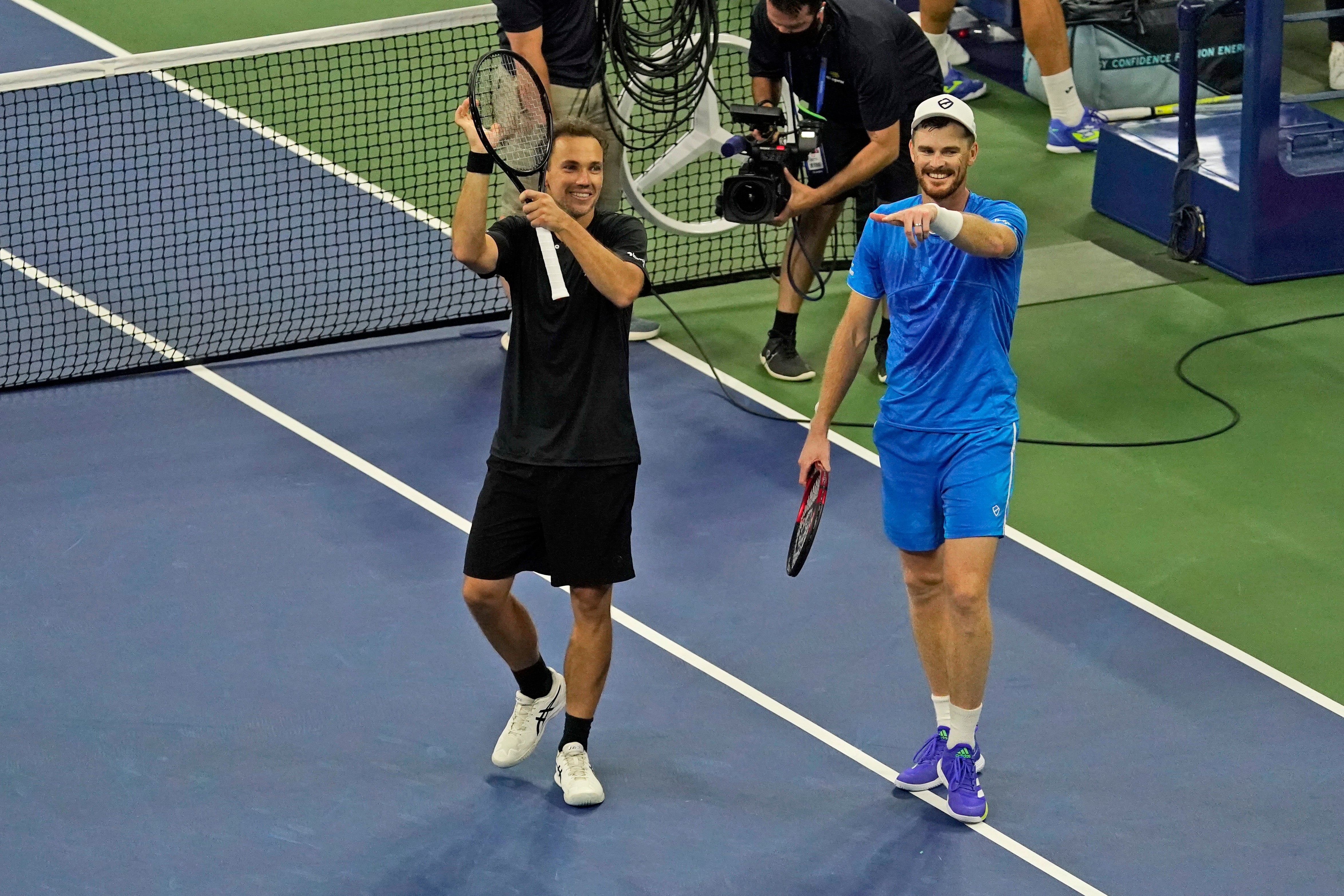 Jamie Murray and Bruno Soares are looking for US Open glory (Seth Wenig/AP)