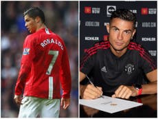 Return of the king: How Cristiano Ronaldo has changed since Manchester United exit in 2009