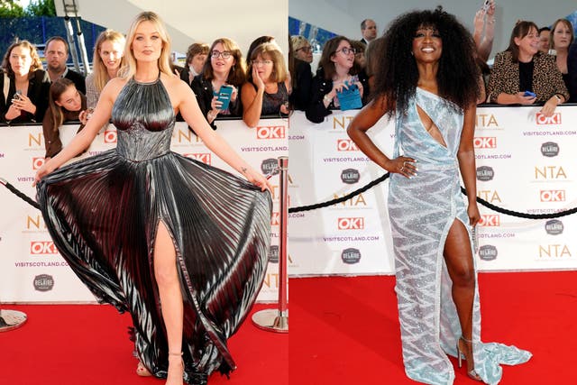 Laura Whitmore (L) and Beverley Knight (Ian West/PA)