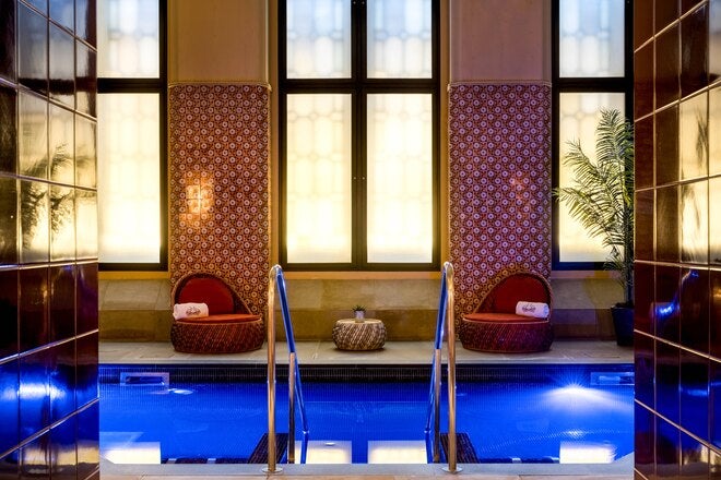 The spa at the St Pancras Renaissance Hotel