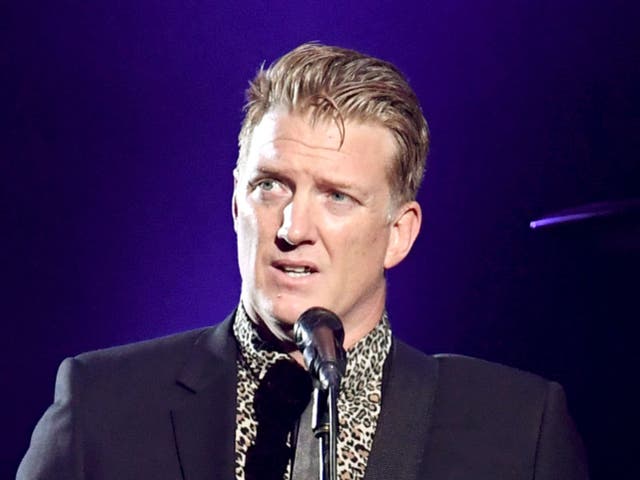 <p>Josh Homme, lead singer of the rock band Queens of the Stone Age</p>