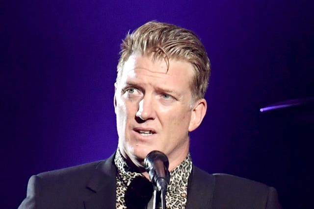 <p>Josh Homme, lead singer of the rock band Queens of the Stone Age</p>