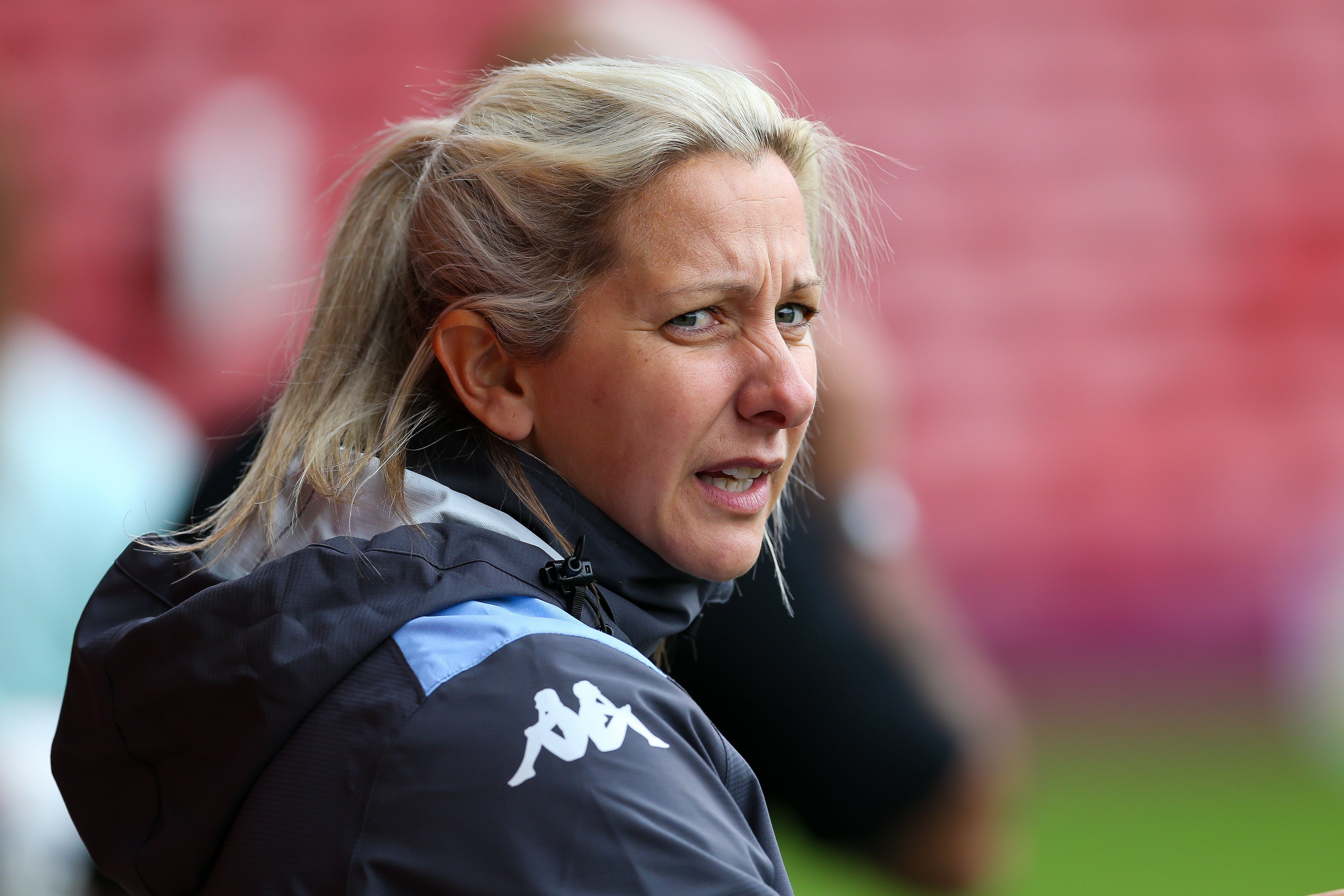 Aston Villa manager Carla Ward expects another stern test of her side’s Women’s Super League credetials (Barrington Coombs/PA)