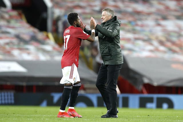Ole Gunnar Solskjaer faces the prospect of being without Fred this weekend (Phil Noble/PA)