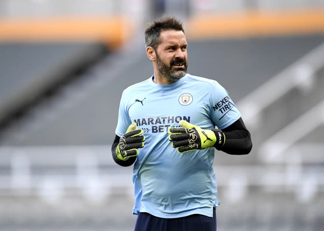 Scott Carson could make a rare appearance for Manchester City this weekend (Peter Powell/PA)