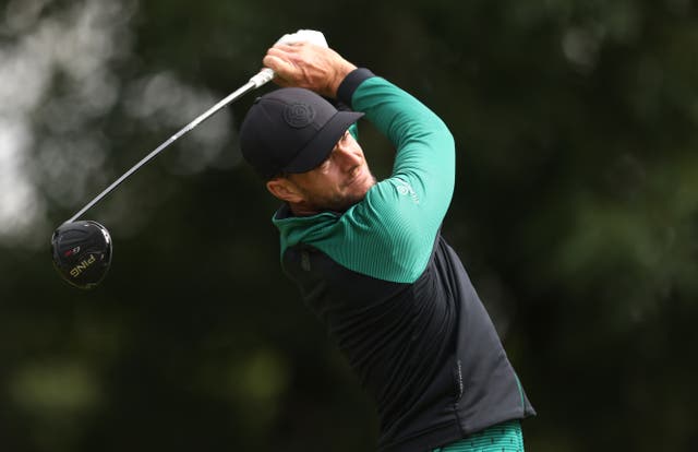 England’s Laurie Canter set the halfway target in the BMW PGA Championship at Wentworth (Steven Paston/PA)