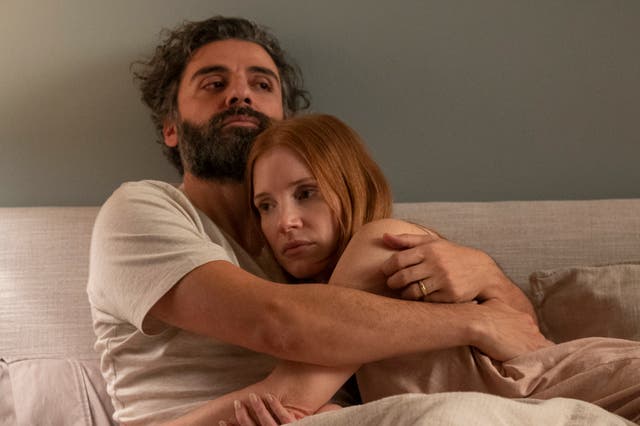 <p>Oscar Isaac and Jessica Chastain in ‘Scenes From a Marriage’</p>