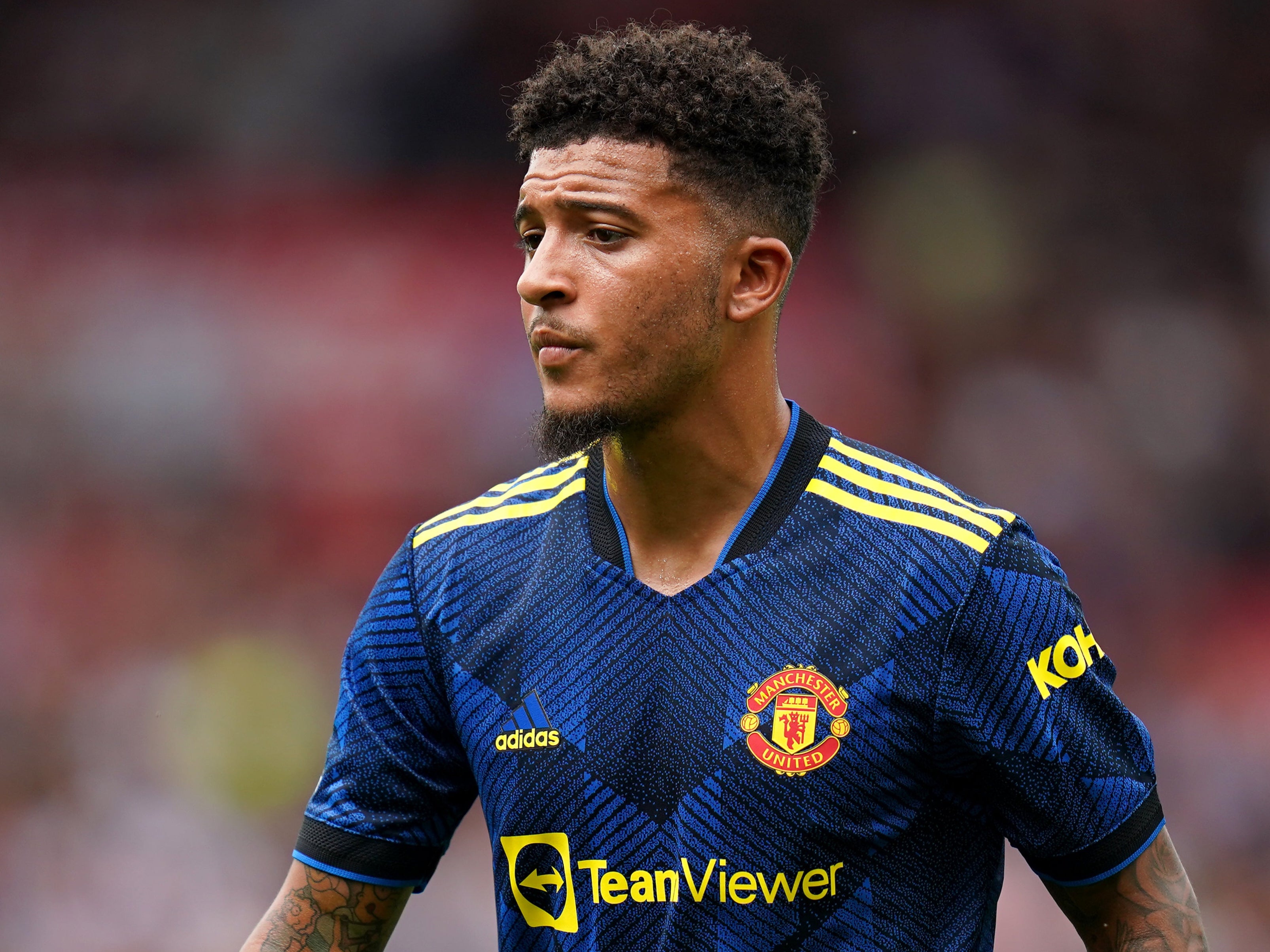 Manchester United’s Jadon Sancho could make his first home start against Newcastle (Andrew Matthews/PA)