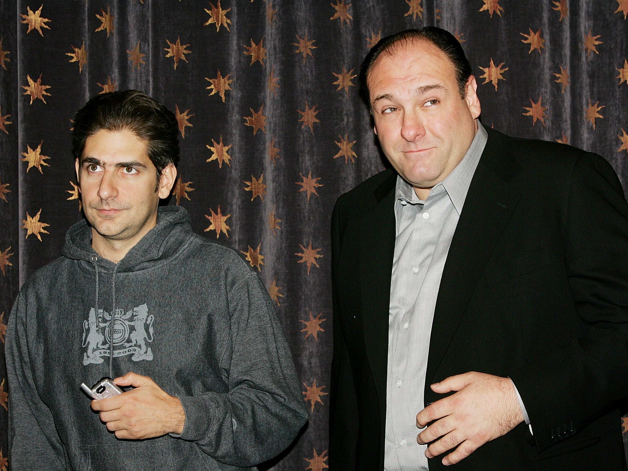 James Gandolfini and Michael Imperioli were chained to…