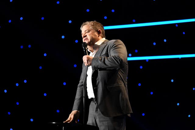 <p>Patton Oswalt performs onstage at the International Myeloma Foundation 13th Annual Comedy Celebration at The Beverly Hilton Hotel on October 17, 2019</p>