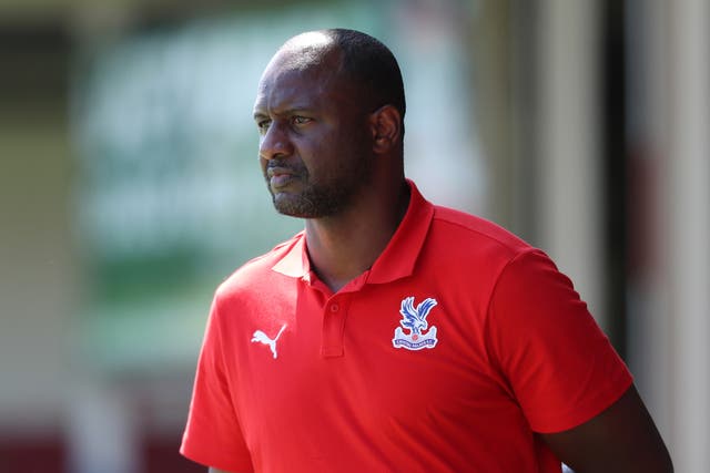 Crystal Palace manager Patrick Vieira held talks over a move to Tottenham at the end of his playing career (Morgan Harlow/PA)