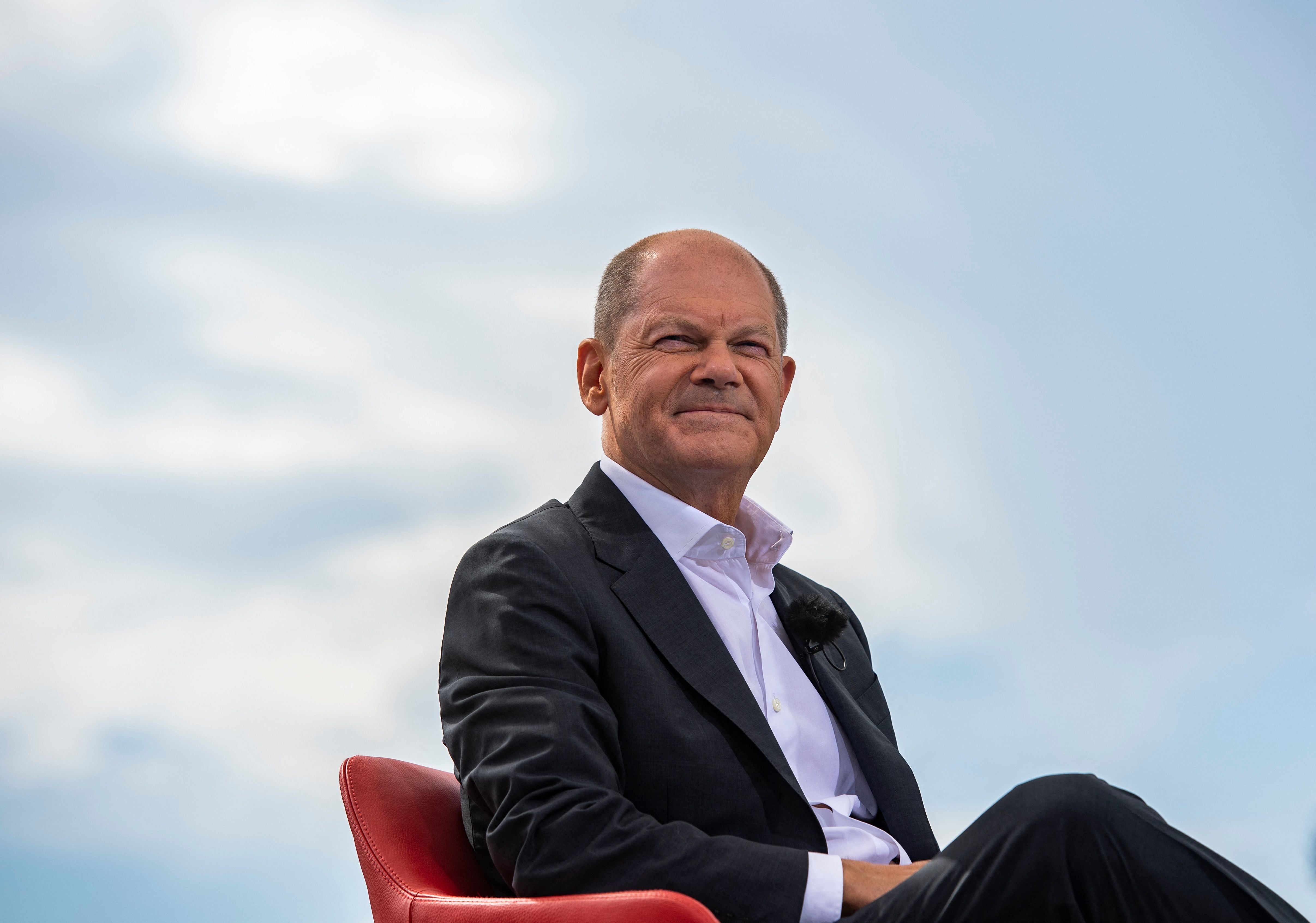 Seat of power: Olaf Scholz, leader of the socialist SPD