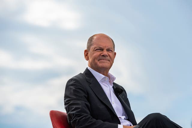 <p>Seat of power: Olaf Scholz, leader of the socialist SPD  </p>