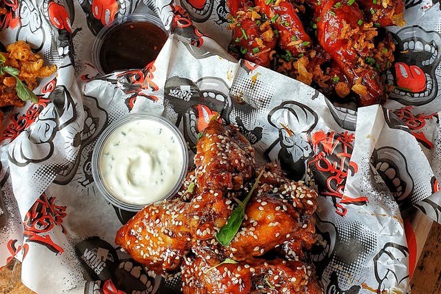 <p>For just £1 a wing, you can try a bit of everything from more than 35 stalls </p>