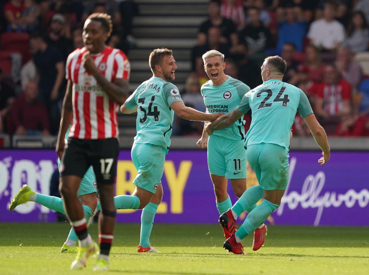 Leandro Trossard nets late winner for Brighton at Brentford