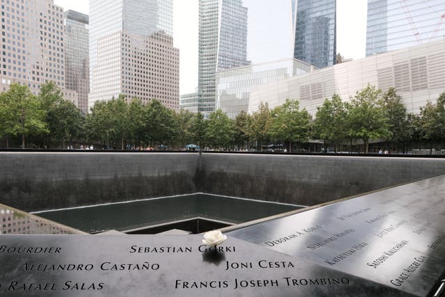 <p>The 9/11 memorial site at Ground Zero</p>