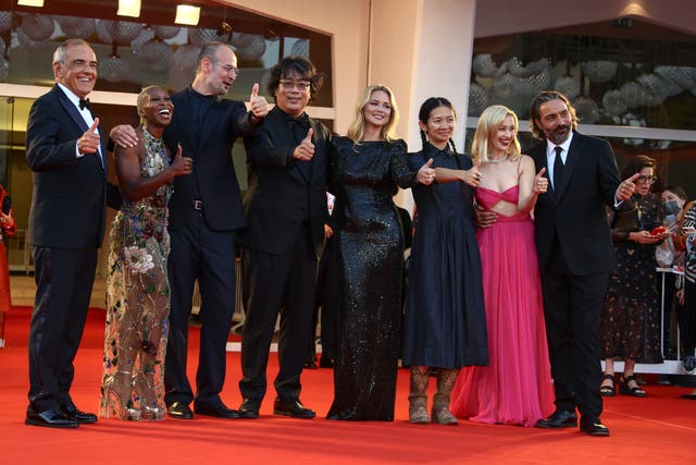 Italy Venice Film Festival 2021 Closing Ceremony Red Carpet
