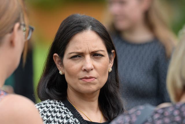 <p>Priti Patel said findings would be ‘considered very carefully’ but has not committed to implementing any recommendations </p>