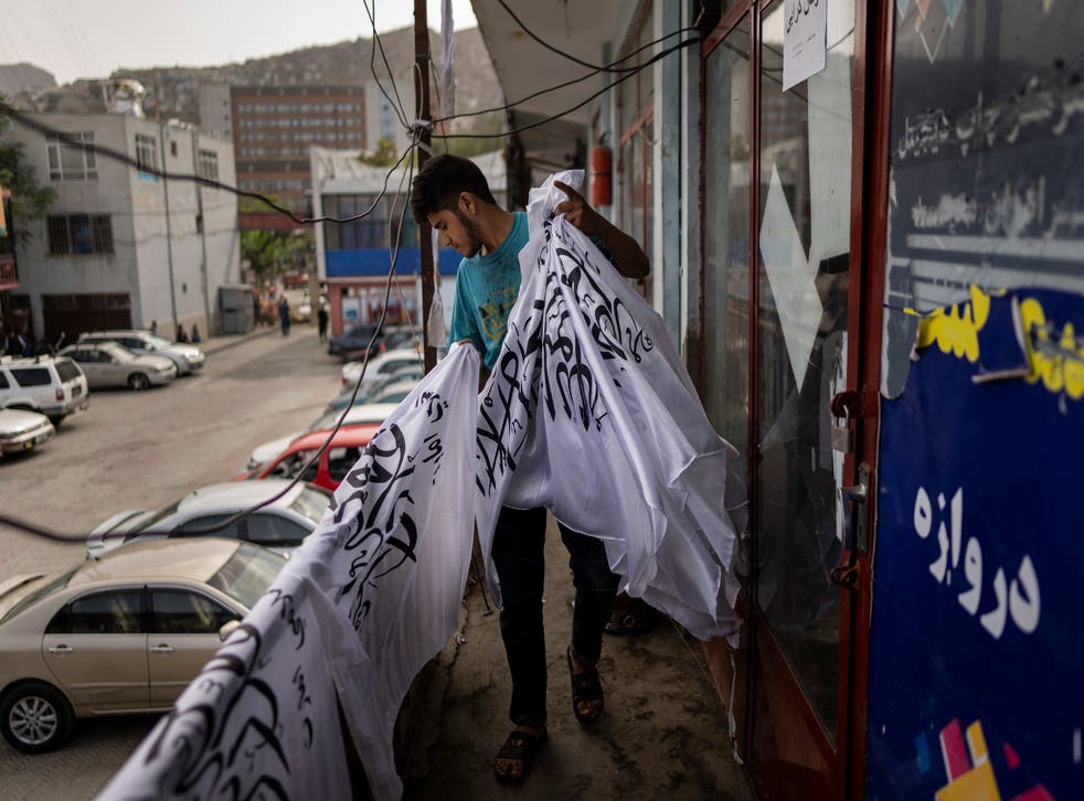 AFGANISTAN TIENDA DE BANDERAS