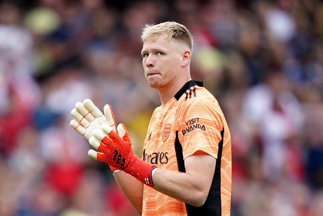 Aaron Ramsdale kept a clean sheet during Arsenal’s win (Tess Derry/PA)