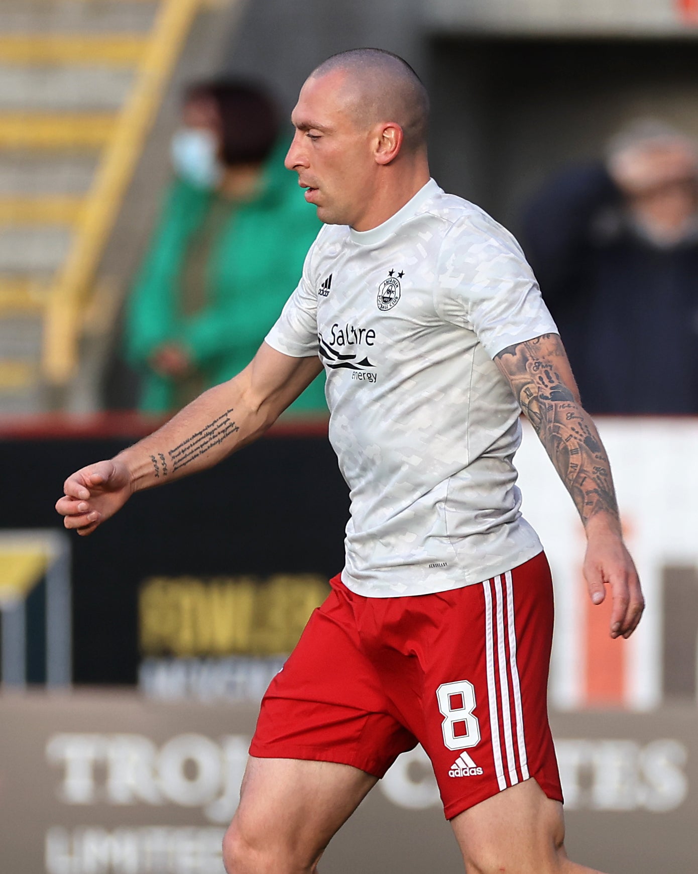 Scott Brown and Aberdeen went down at Motherwell on Saturday (Steve Welsh/PA)