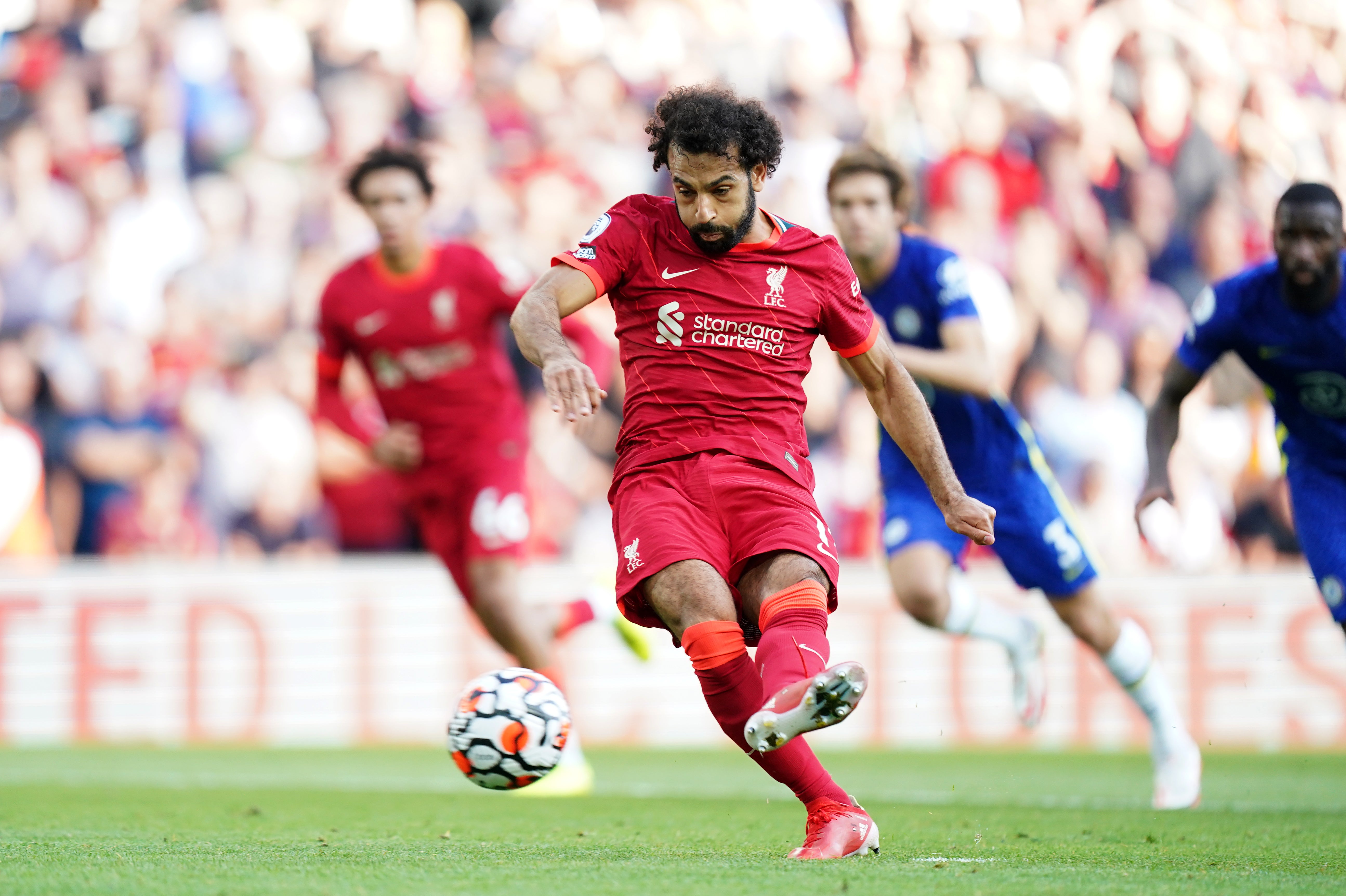 Salah has scored 100 Premier League goals (Mike Egerton/PA)