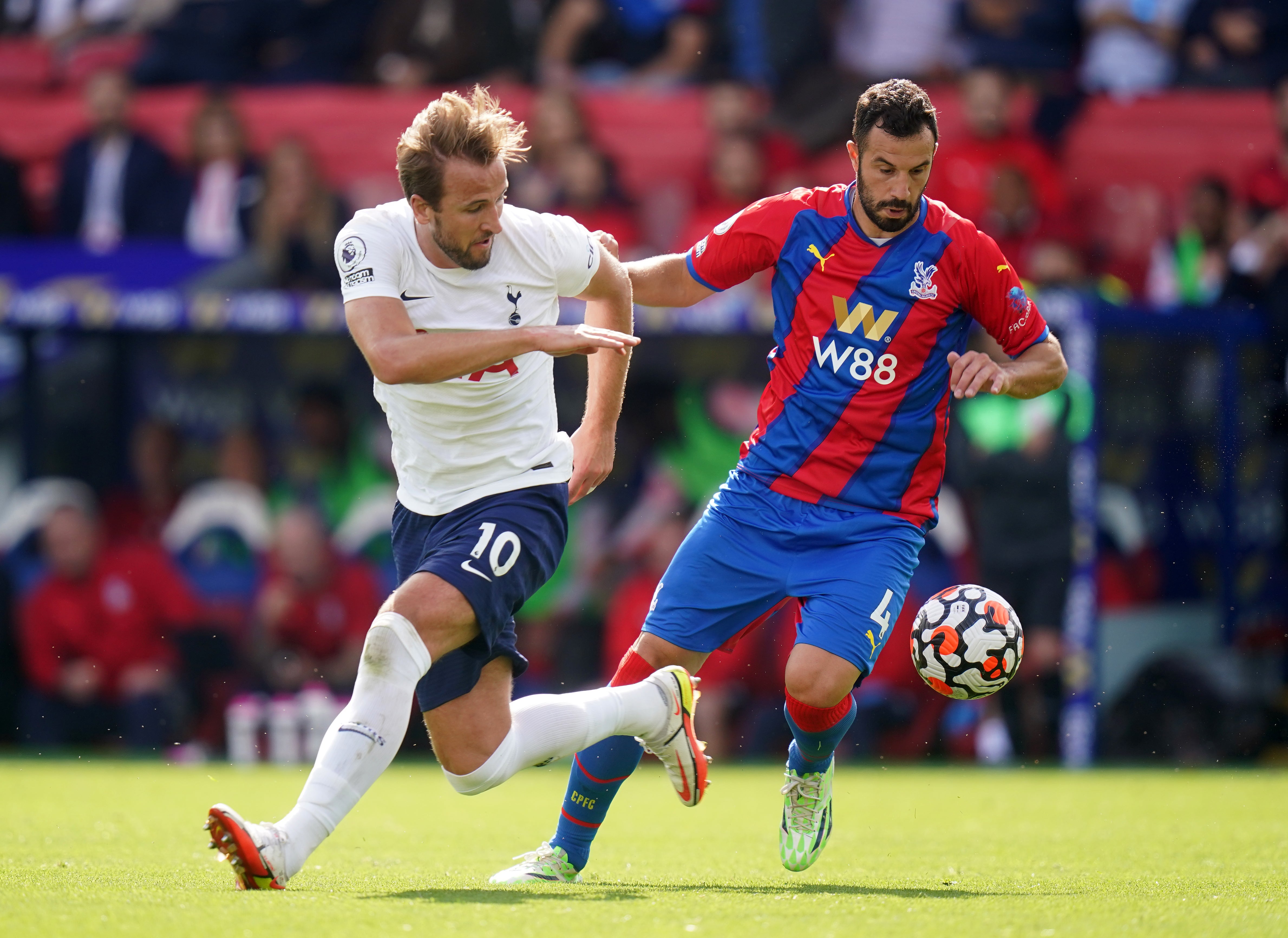 Harry Kane failed to make an impression against Crystal Palace (Adam Davy/PA)