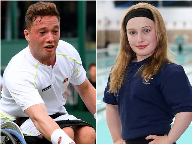Alfie Hewett, left, and Ellie Robinson, right, each have Perthes disease (PA)