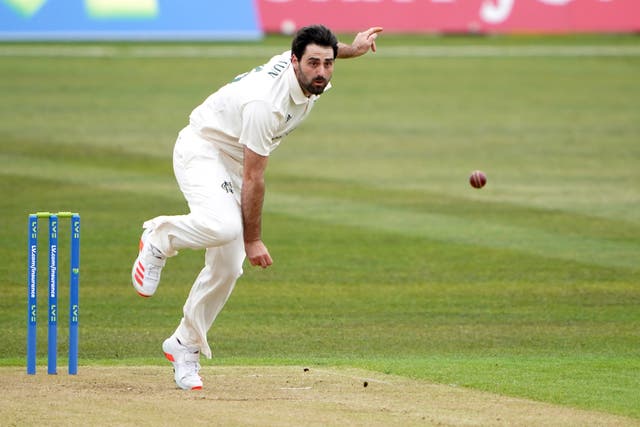 Brett Hutton took three wickets for title-chasing Nottinghamshire (Zac Goodwin/PA)