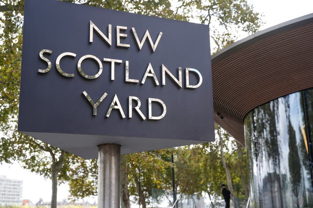 <p>A general view of New Scotland Yard, the Metropolitan Police’s headquarters</p>