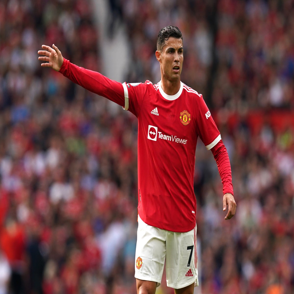 Gary Neville and Cristiano Ronaldo of Manchester United celebrate after  winning the UEFA Champions League Final…