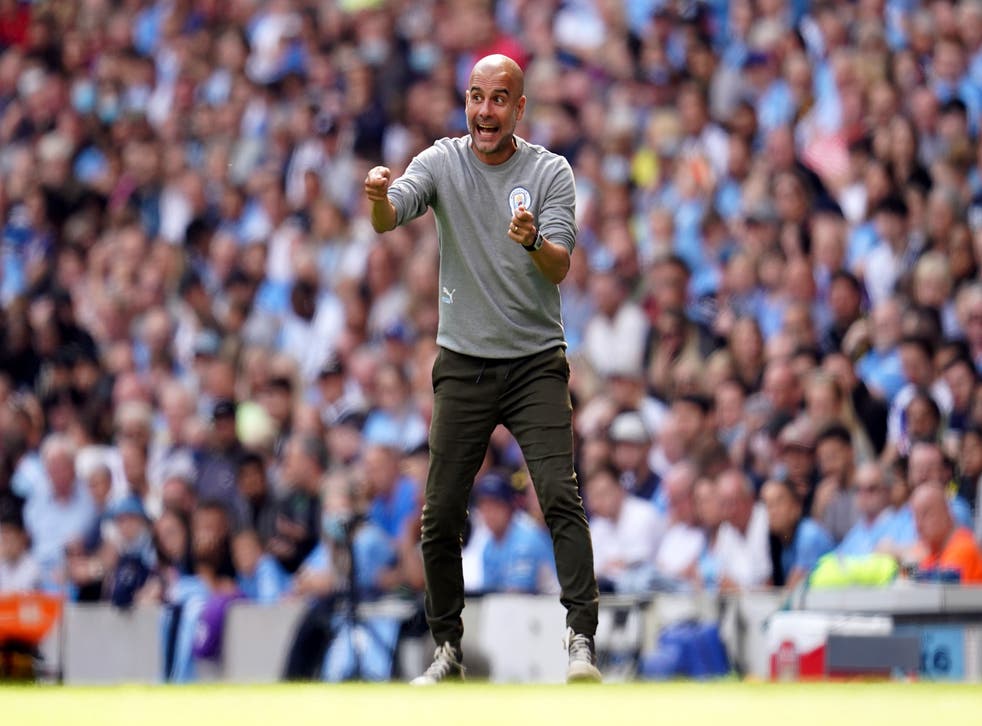 <p>Pep Guardiola is focussing on RB Leipzig </p>