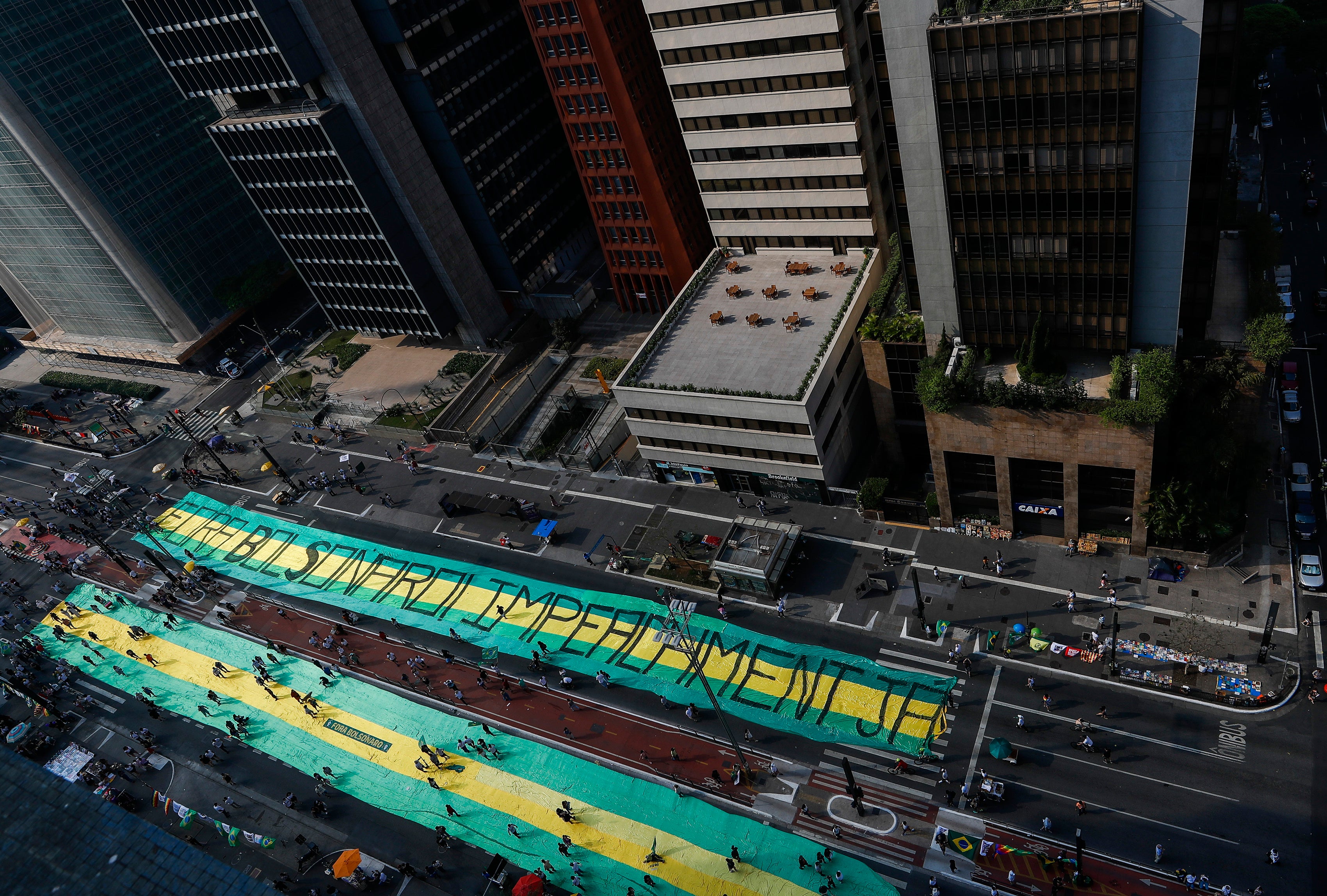 Brazil Bolsonaro Protest