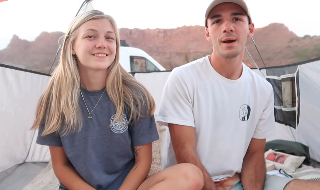 A video titled ‘VAN LIFE | Beginning Our Van Life Journey’ was shared by the couple on YouTube, where they documented their road trip