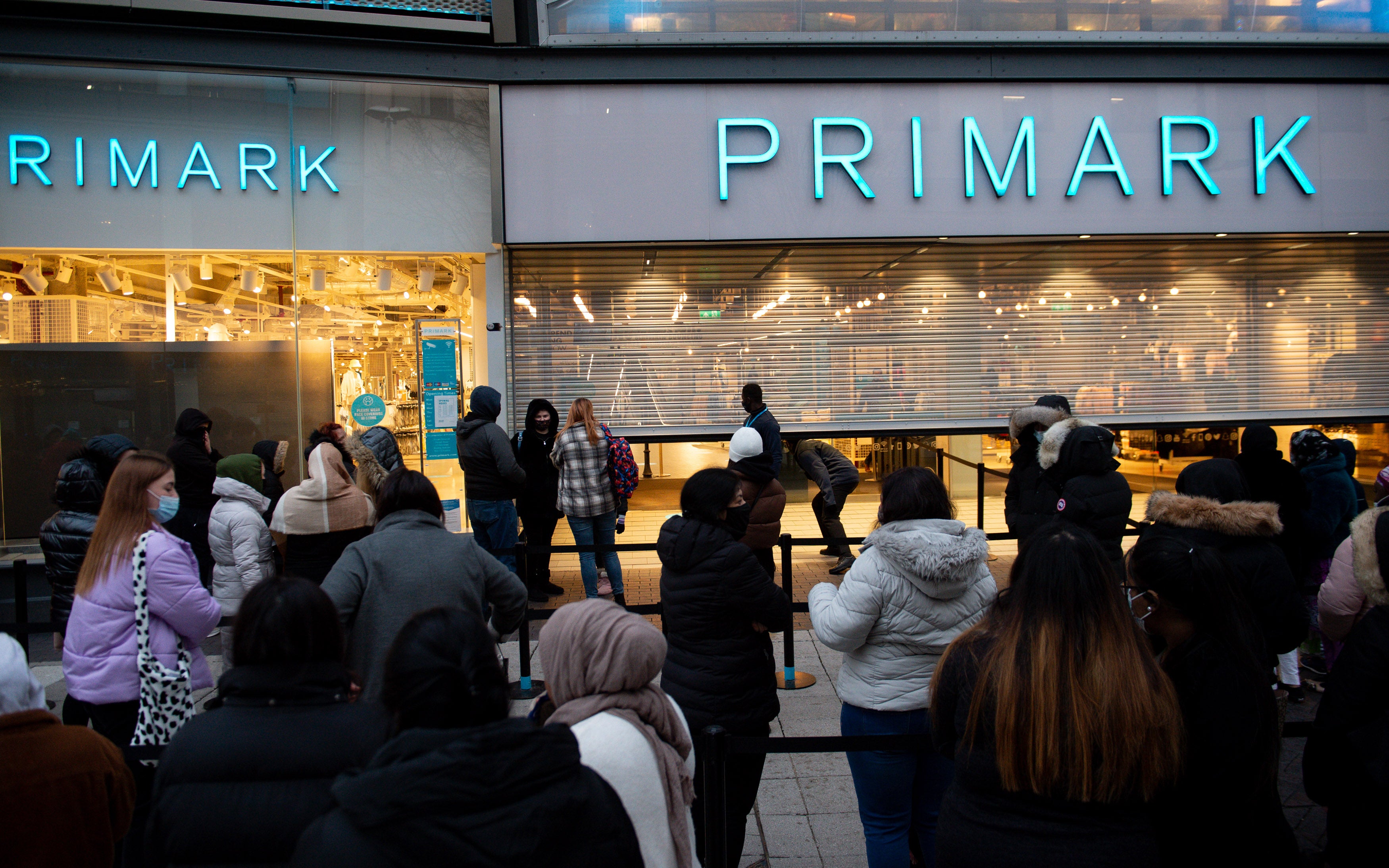 Latest Primark sales were below expectations after a dip in recent footfall (Jacob King/PA)