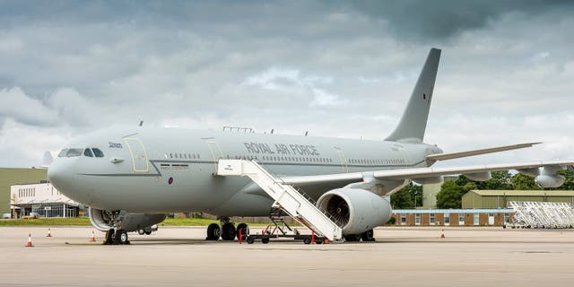 RAF AirTanker A330 Voyager ZZ336. Rolls-Royce and Babcock have sold their stakes in AirTanker Holdings (Paul Crouch/MoD/Crown Copyright/PA)