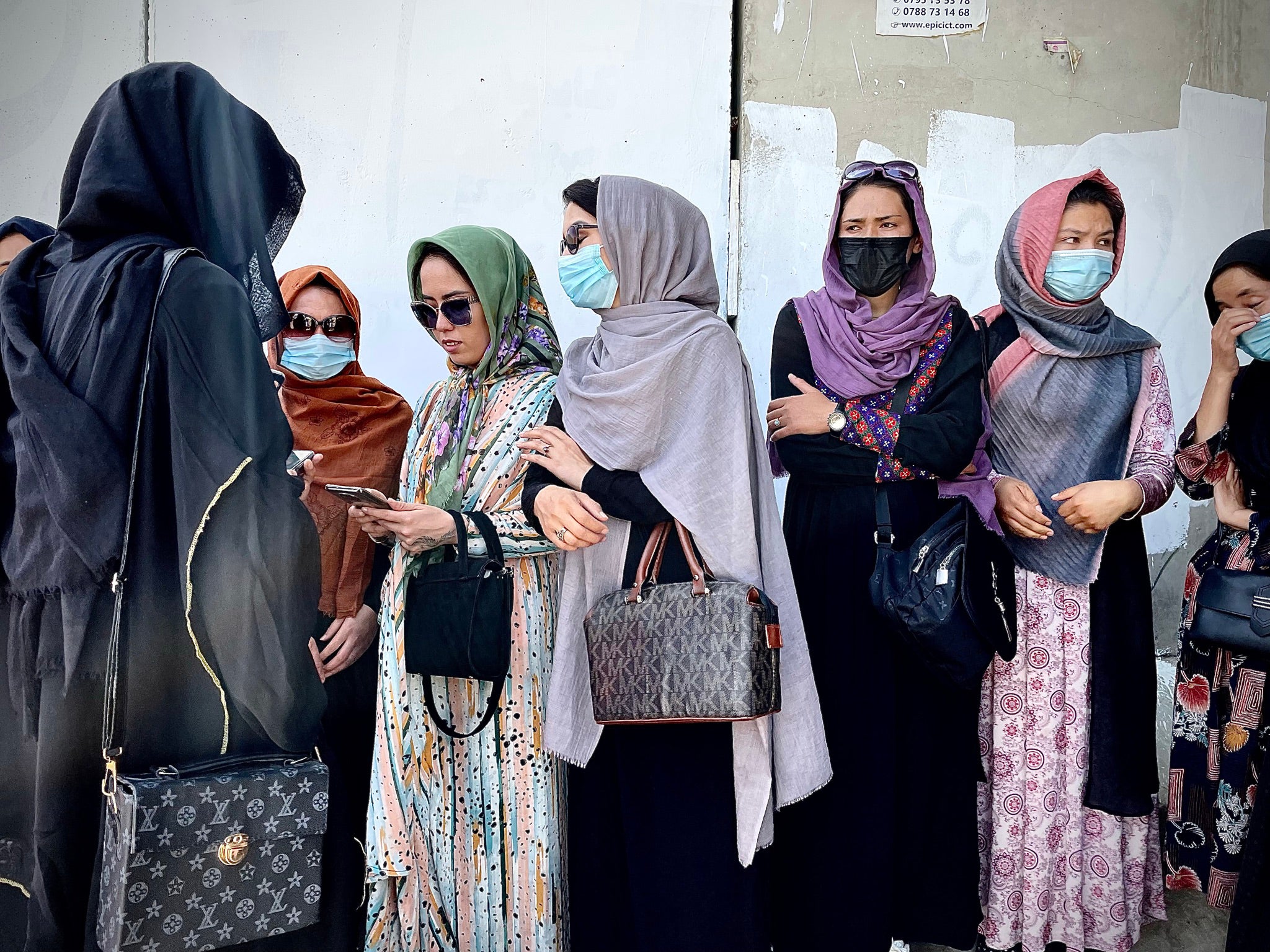 Protesters gather in downtown Kabul despite the brutal Taliban crackdown on demonstrations