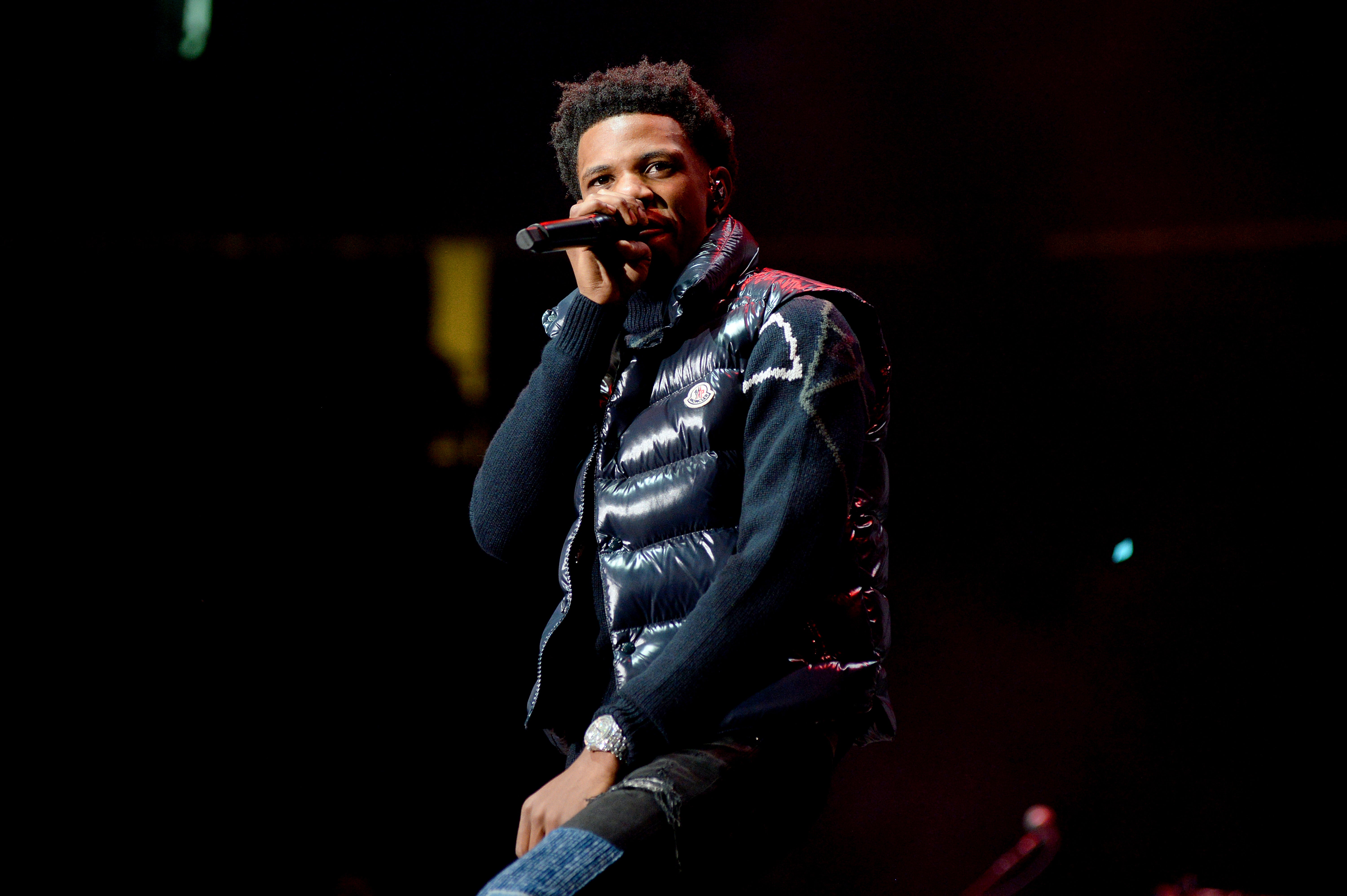 File image: A Boogie wit da Hoodie performs during the Power 105.1’S Powerhouse 2019