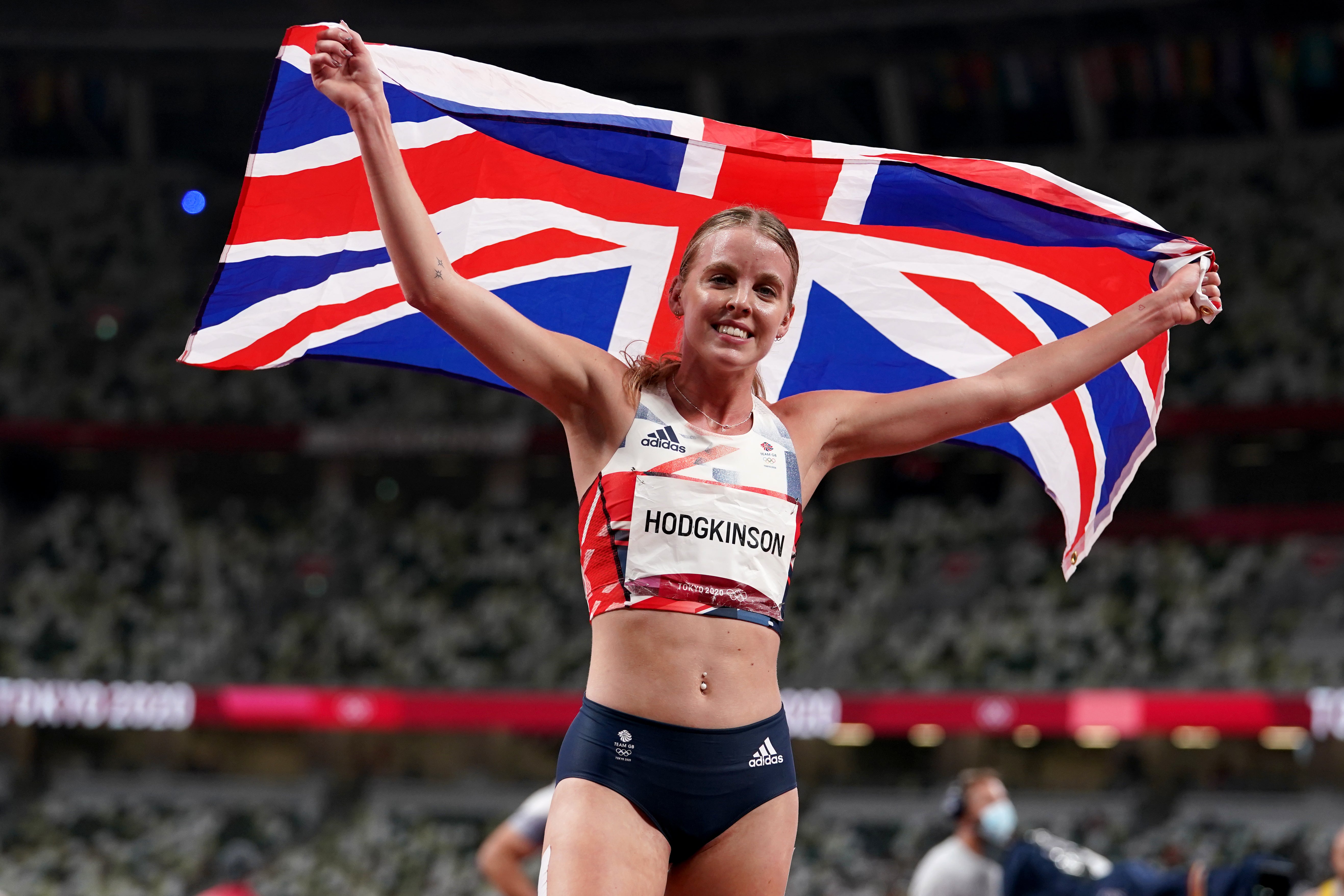 Keely Hodgkinson stormed to 800 metres silver